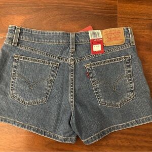 Levi's Classic Blue Jean Shorts for Women